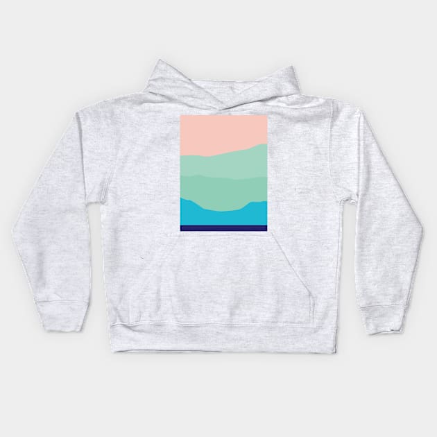 Harmony of sunset Kids Hoodie by Imordinary